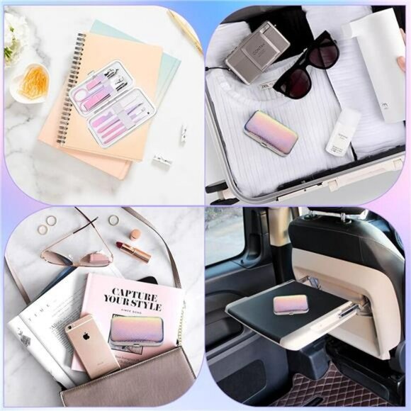 Aceoce Manicure Set Nail Clippers Pedicure Kit Grooming Tools with Travel Case - Picture 4 of 8